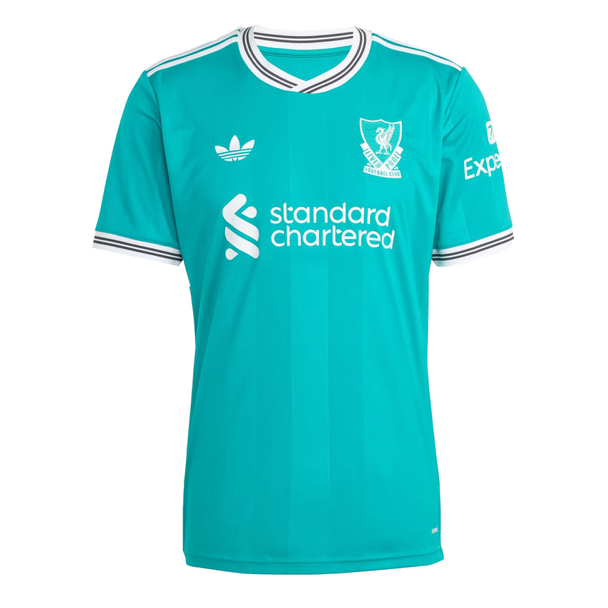 adidas Men's Liverpool 2025/26 Third Jersey Green/White Front