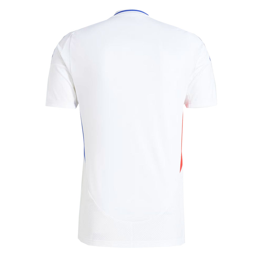 adidas Men's Lyon 2024/25 Home Jersey White/Red Back