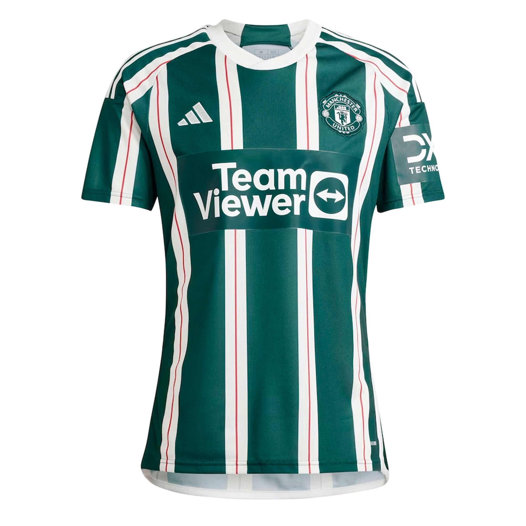 adidas Men's Manchester United 2023/24 Away Jersey White/Green