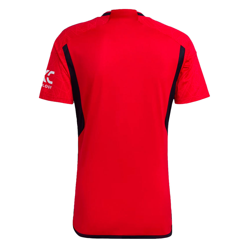 adidas Men's Manchester United 2023/24 Home Jersey Red/Black Back