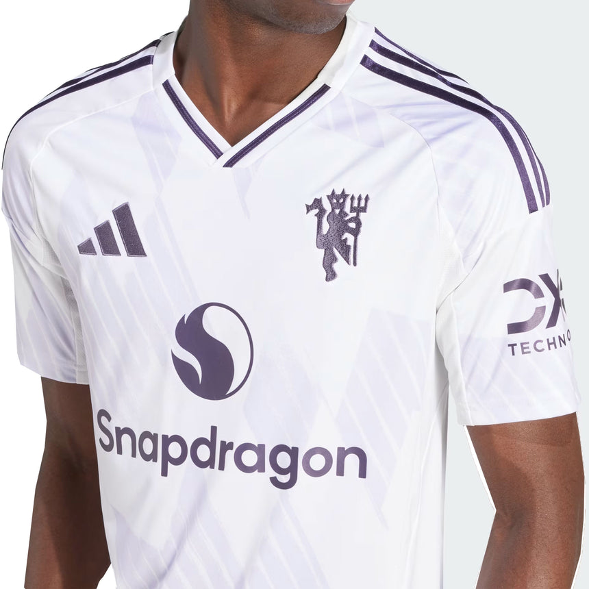 adidas Men's Manchester United 2025/26 Away Jersey White Crest