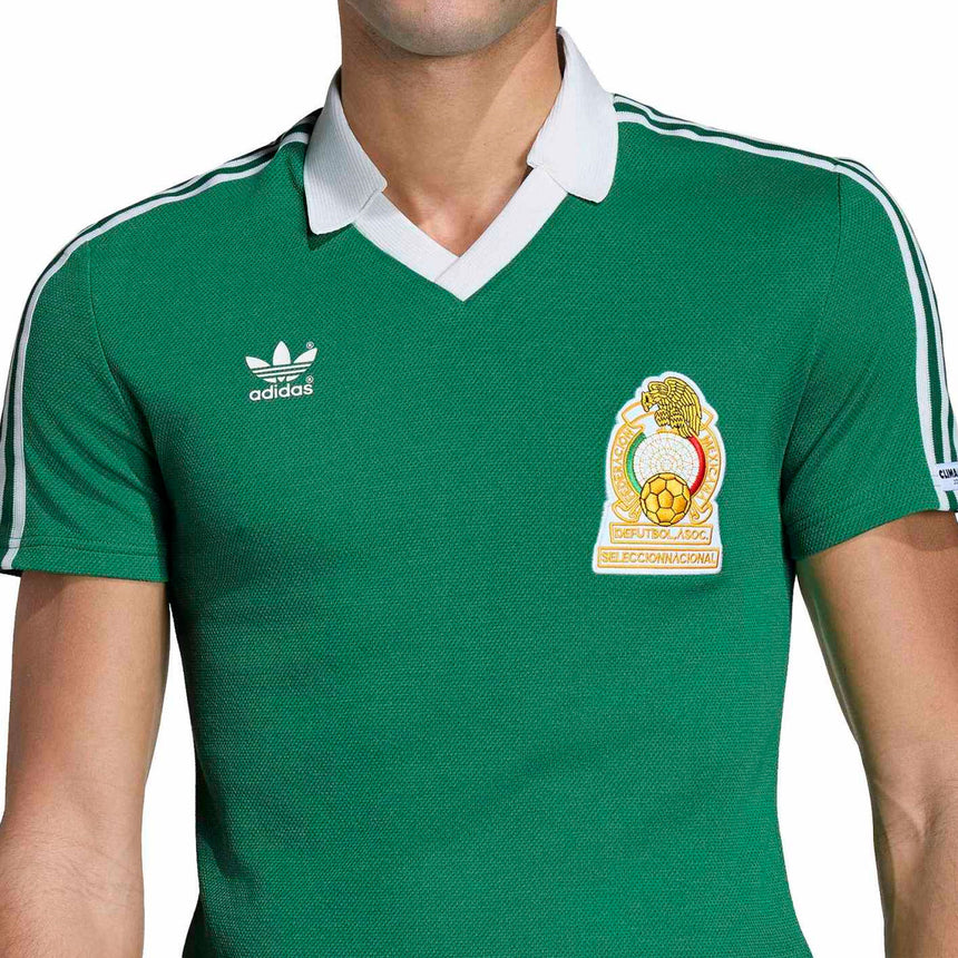 adidas Men's Mexico 1986 Home Jersey Green Crest