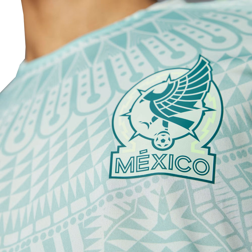 adidas Men's Mexico 2024/25 Authentic Away Jersey Linen Green Crest