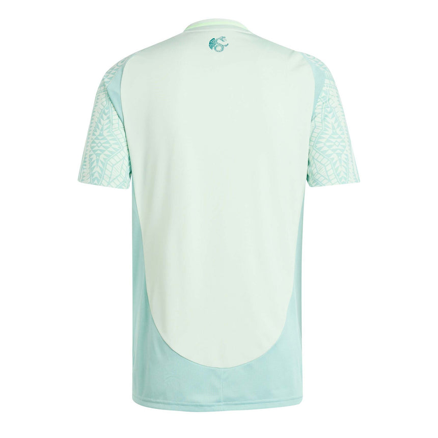 adidas Men's Mexico 2024/25 Away Jersey Light Green Back