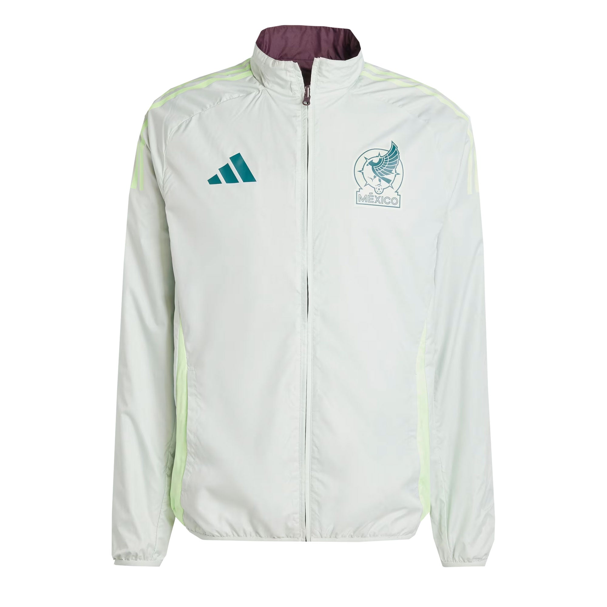 adidas Men's Mexico 2024 Anthem Jacket Dark Burgundy – Azteca Soccer