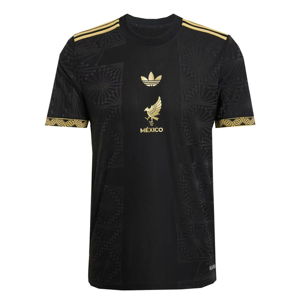正規品新品☆メキシコ代表2025オーセンティックゴールドユニフォームJP XL adidas-mens-mexico-2025-26-