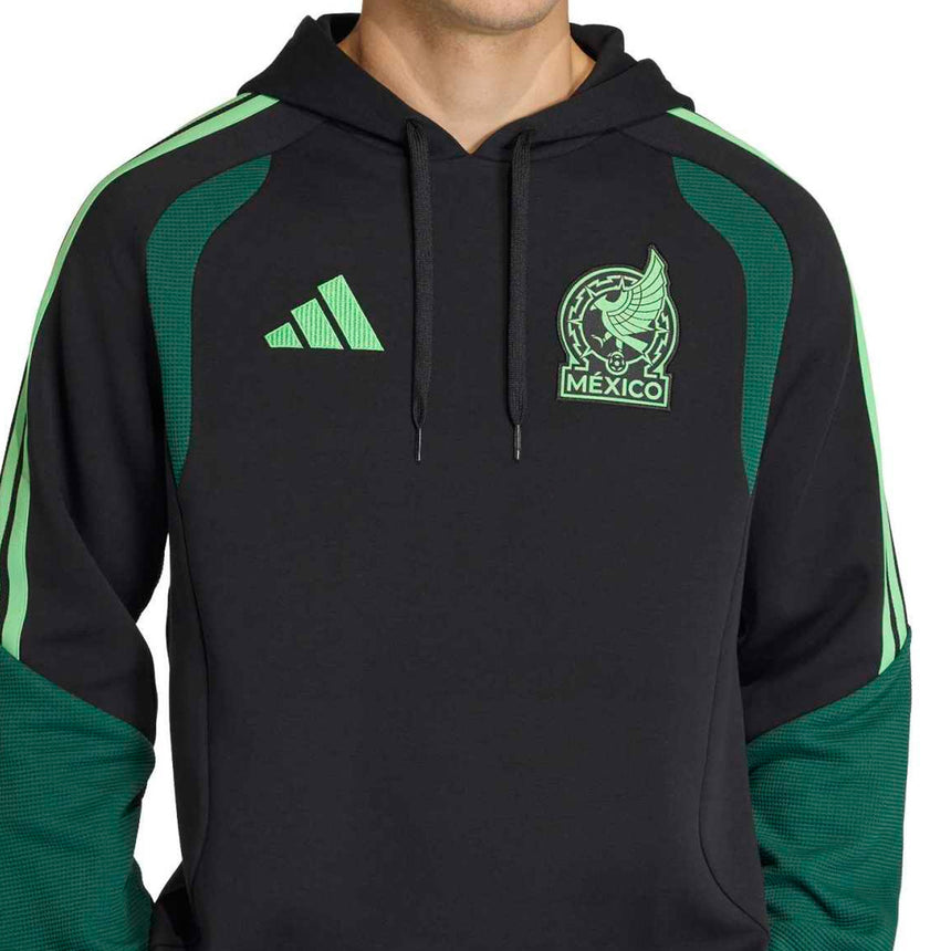 adidas Men's Mexico 26 Tiro Hoodie Black/Green Crest