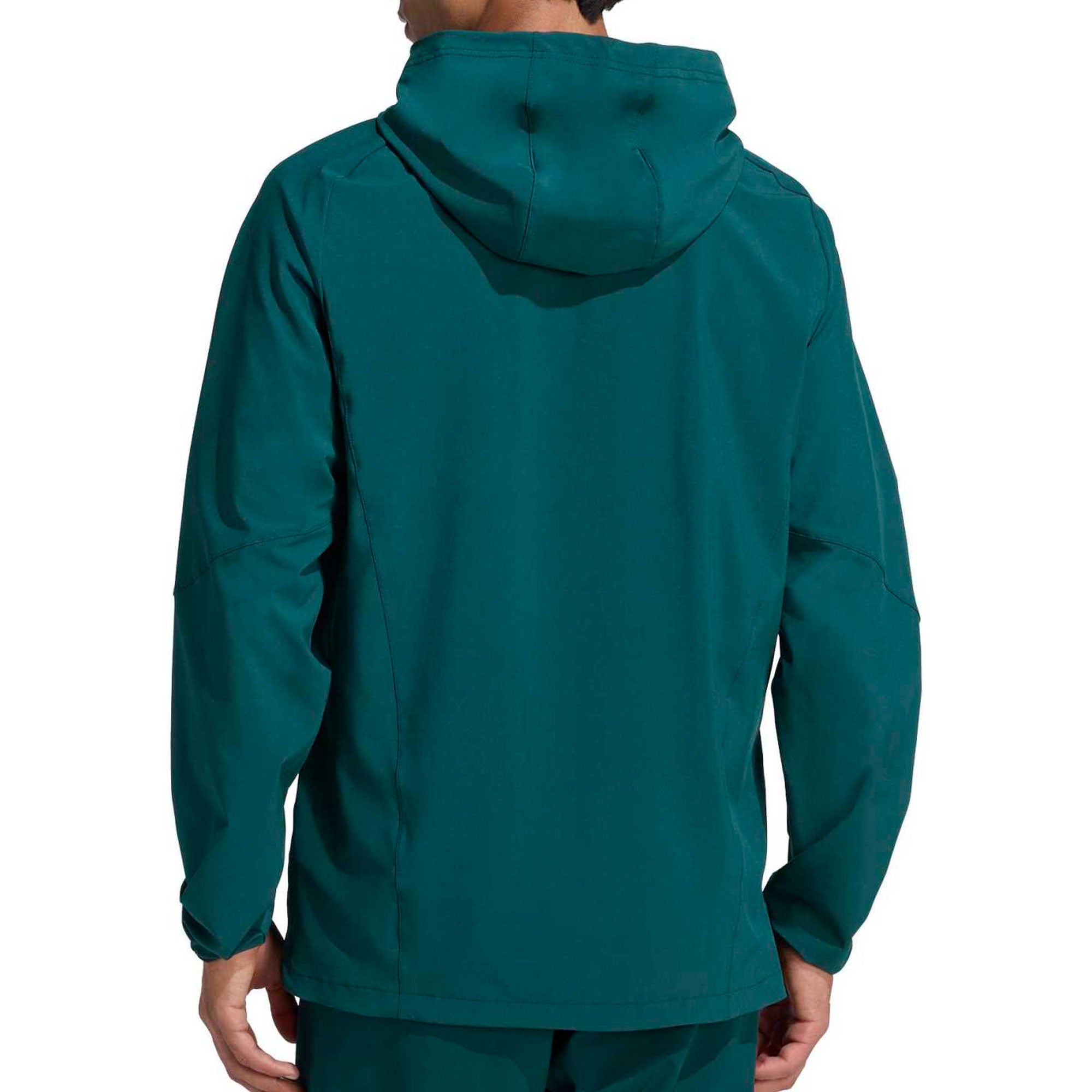 adidas Men's Mexico Tiro Travel Full Zip Windbreaker Green
