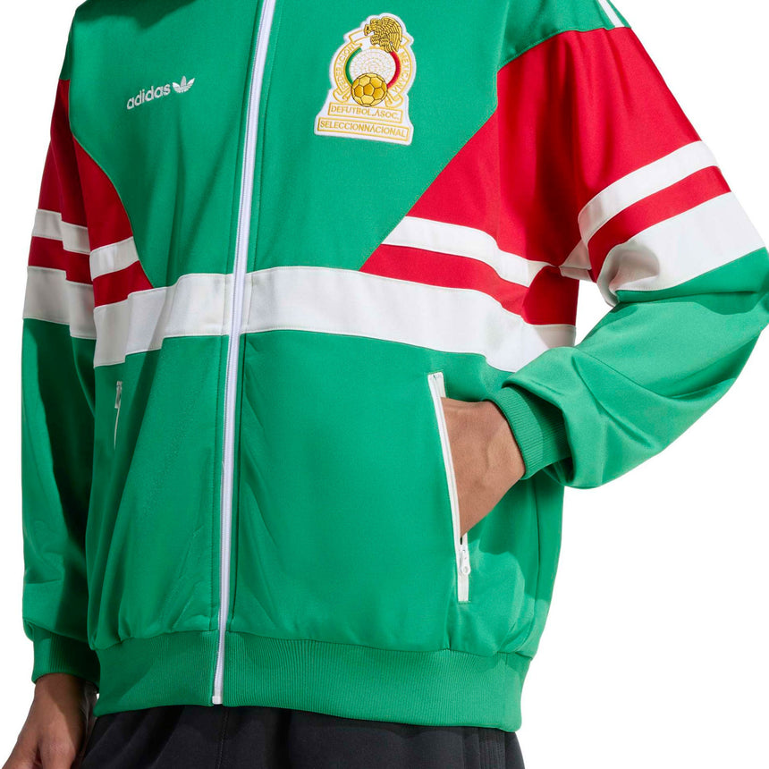 adidas Men's Mexico Track Top 1986 Jacket Green Crest