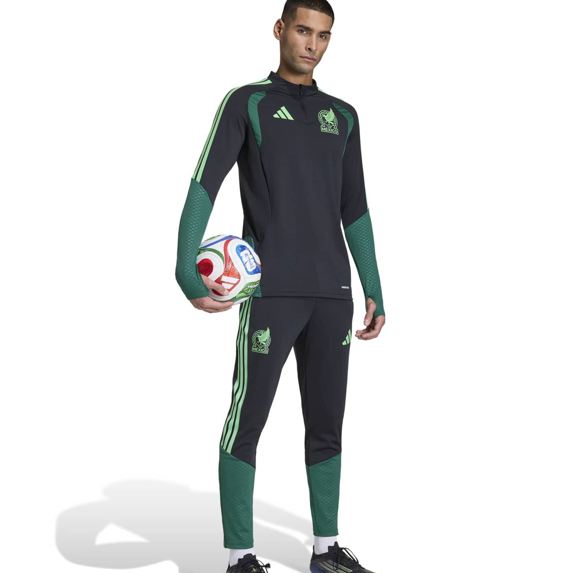 adidas Mexico Men's 1/4 Zip Top World Cup 2026 – Azteca Soccer adidas Mexico Men's 1/4 Zip Top World Cup 2026 – Azteca Soccer