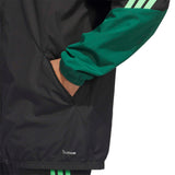 adidas Men's Mexico World Cup 2026 All Weather Jacket Black/Green Pocket Detail