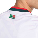 adidas Men's Mexico World Cup 2026 Authentic Away Long Sleeve Jersey White Neck 