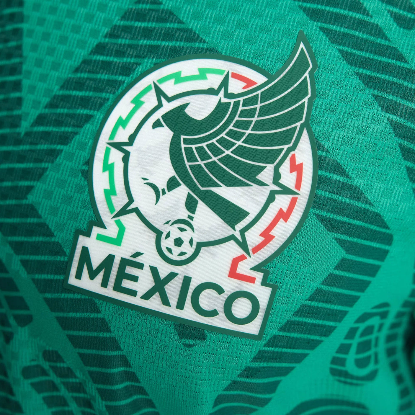 adidas Men's Mexico World Cup 2026 Authentic Home Jersey w/ E. Alvarez #4 Printing Crest