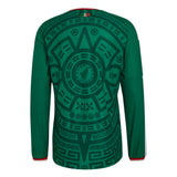 adidas Mexico Men's Authentic Home Long Sleeve 2026 Jersey