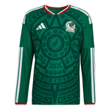 adidas Mexico Men's Authentic Home Long Sleeve 2026 Jersey