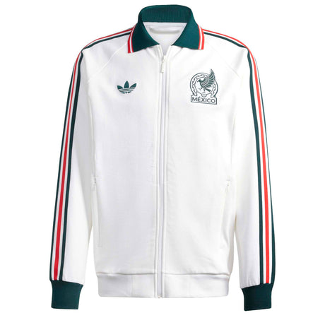 adidas Men's Mexico World Cup 2026 Away Anthem Jacket White Front