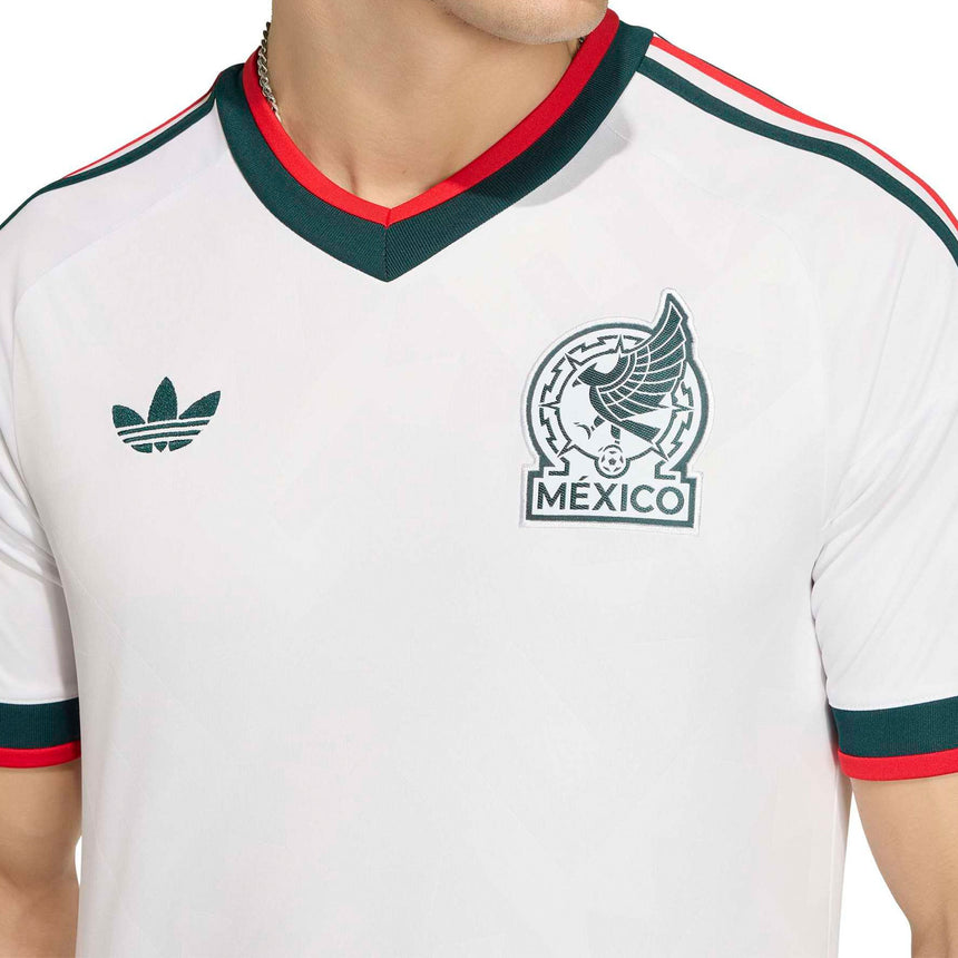 adidas Men's Mexico World Cup 2026 Away Jersey White Crest