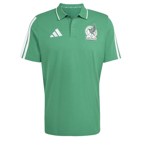 adidas Men's Mexico World Cup 2026 DNA Polo Green/White Front