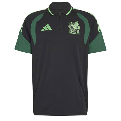 adidas Men's Mexico World Cup 2026 Polo Black/Green Front