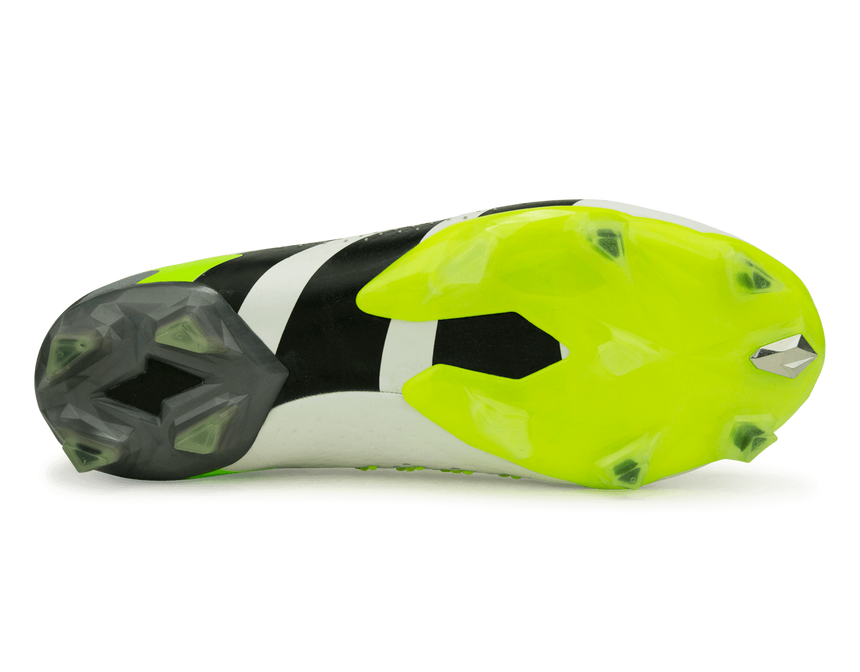 adidas Men's Predator Accuracy.1 FG White/Lucid Lemon Sole