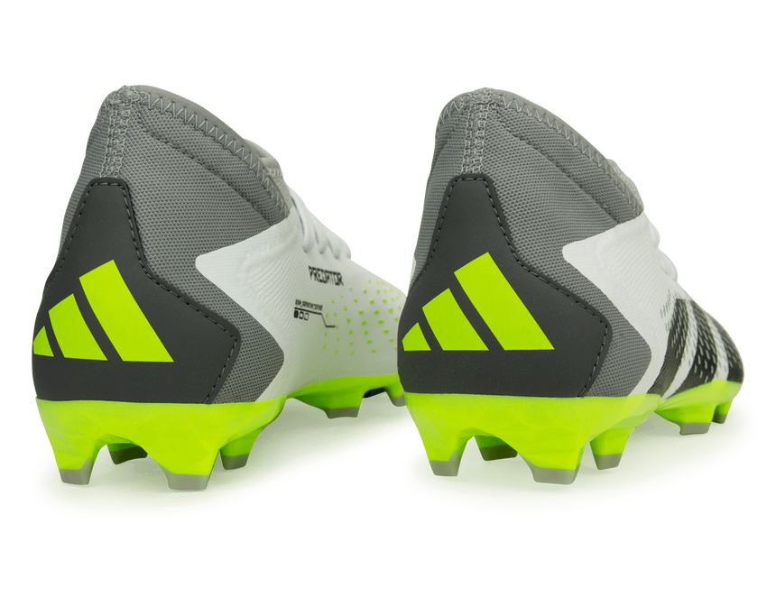 adidas Men's Predator Accuracy.3 FG White/Lucid Lemon Rear