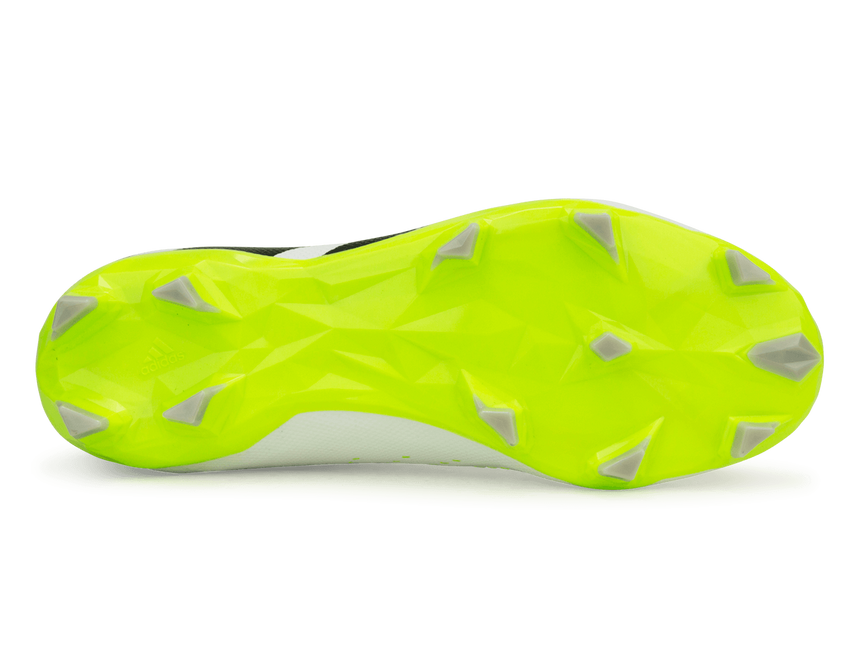adidas Men's Predator Accuracy.3 FG White/Lucid Lemon Sole