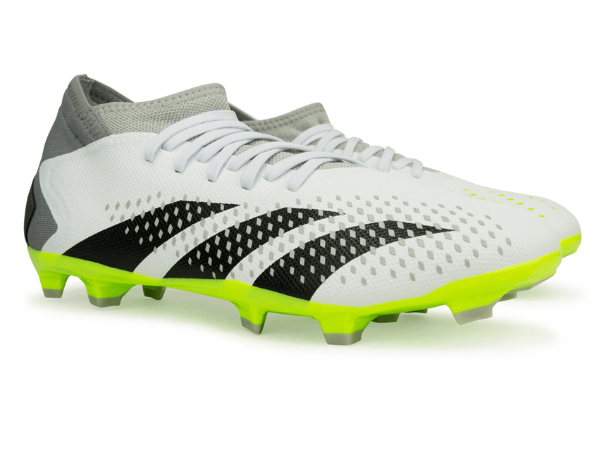 adidas Men's Predator Accuracy.3 FG White/Lucid Lemon Together
