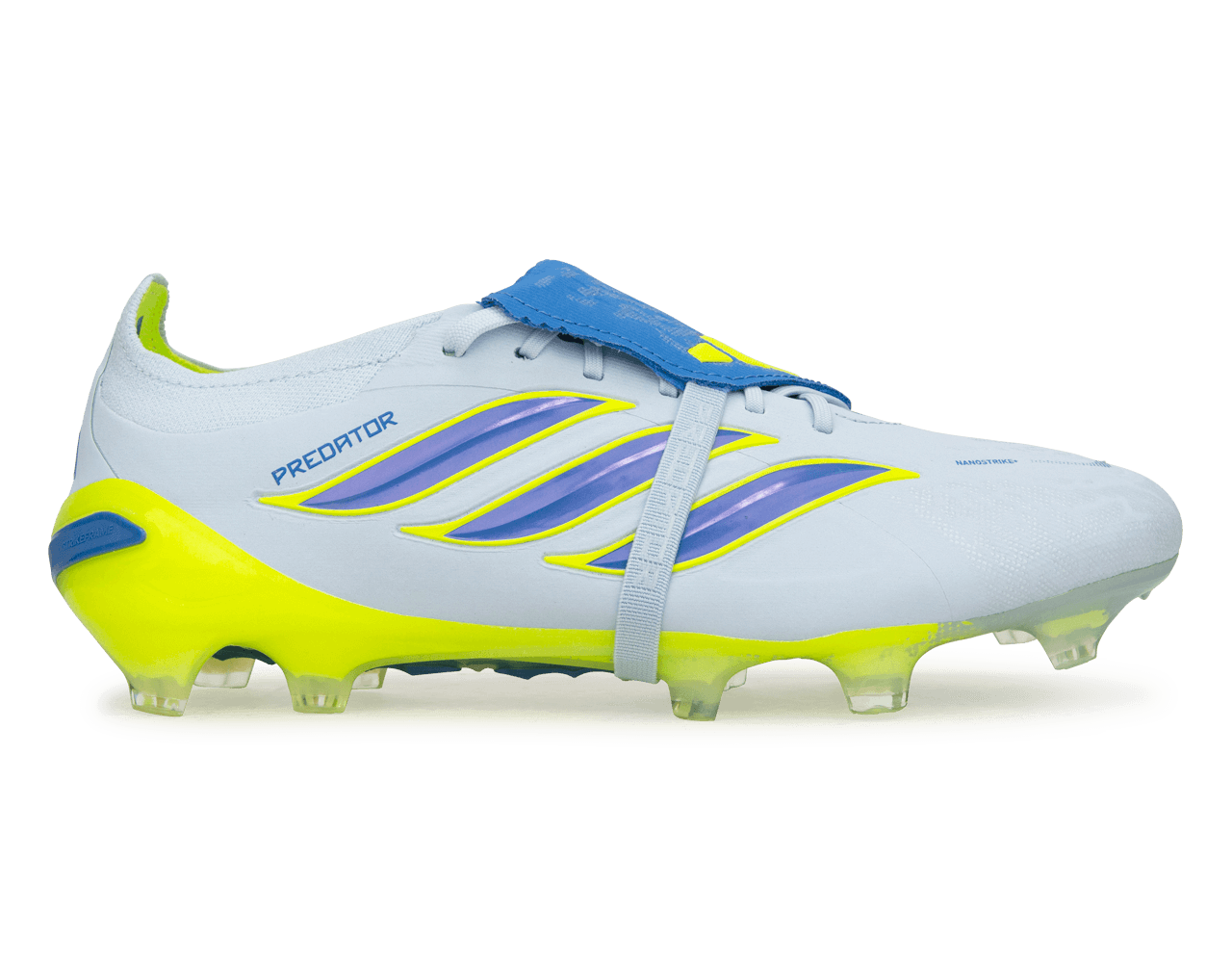  Predator Elite ホワイト/ブルー スパイクシューズ adidas Men's Predator Elite Foldover Tongue FG Crystal Sky/Ray
