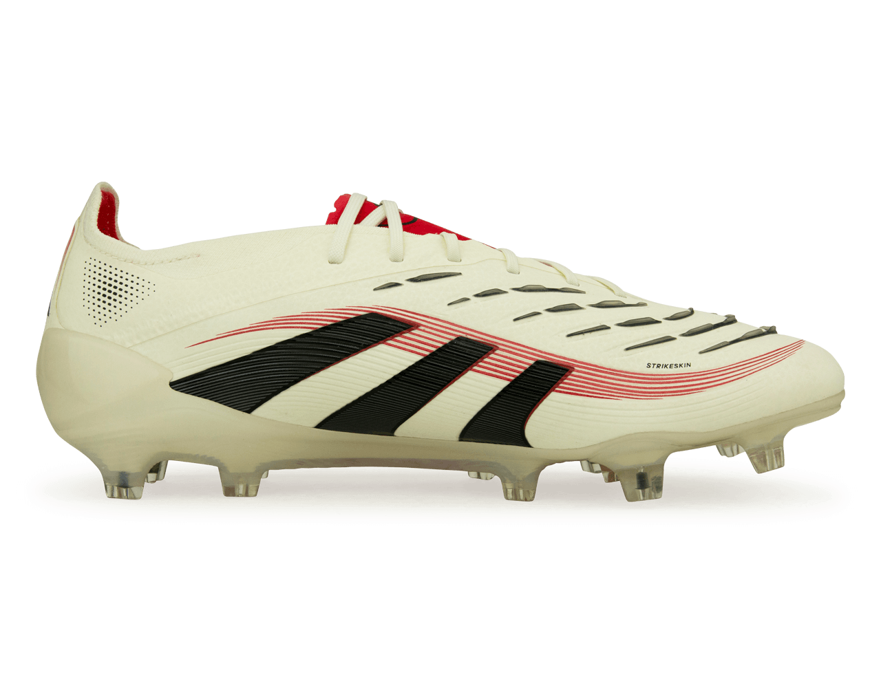 adidas Men's Predator Elite FG Off White/Core Black Side