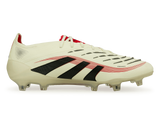 adidas Men's Predator Elite FG Off White/Core Black Side