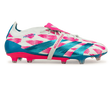 adidas Men's Predator Elite Foldover Tounge FG White/Blue/Pink 