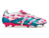 adidas Men's Predator Elite Foldover Tounge FG White/Blue/Pink 