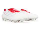 adidas Men's Predator Elite Fold-Over Tongue David Beckham FG White/Silver Pair