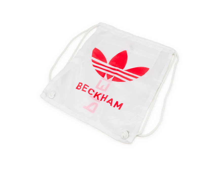 adidas Men's Predator Elite Fold-Over Tongue David Beckham FG White/Silver Shoe Bag