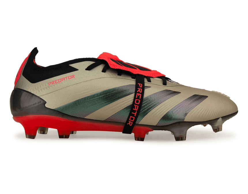 adidas Men's Predator Elite Foldover Tongue FG Aura Black/Carbon