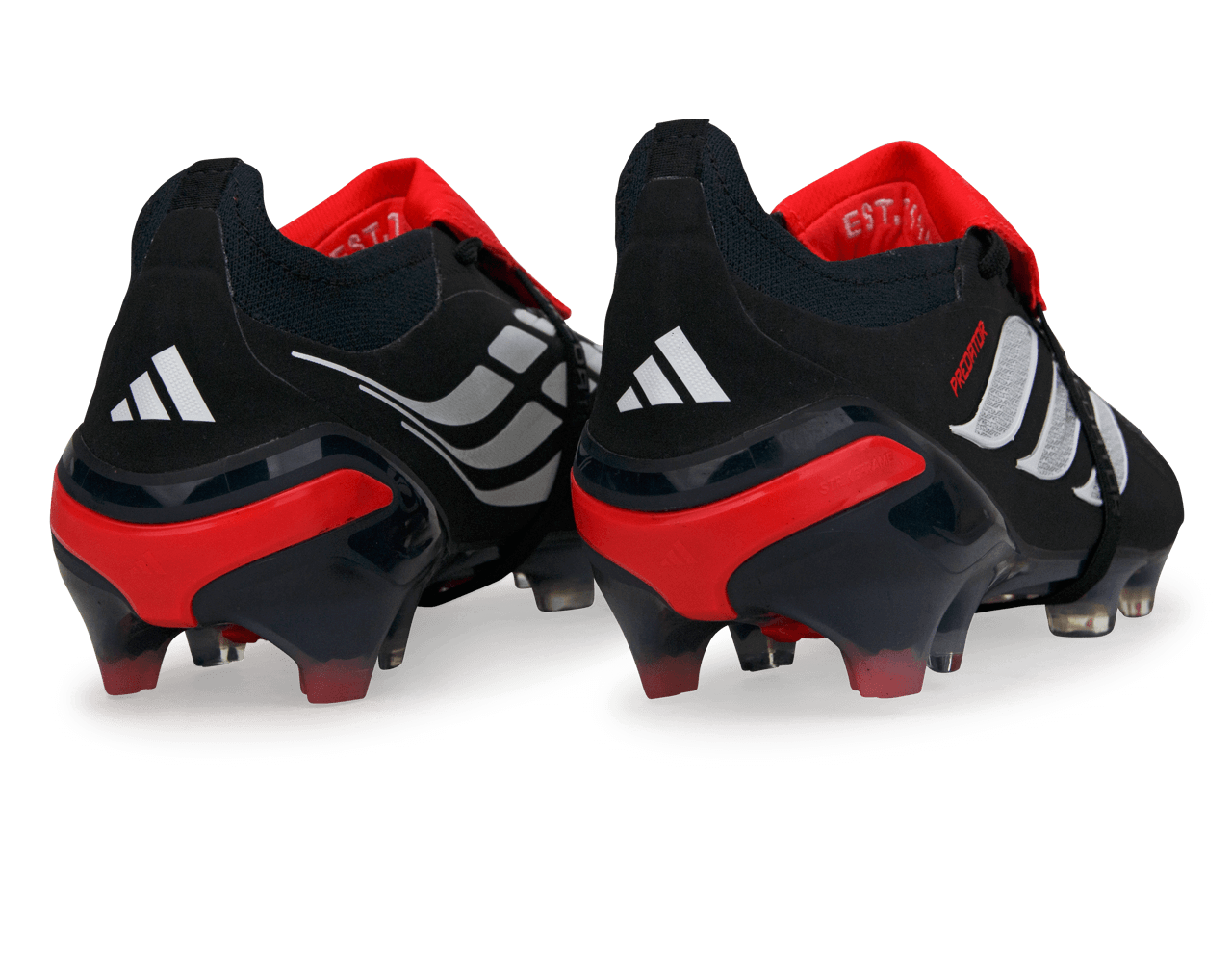 adidas Men's Predator Elite Fold-Over Tongue FG Black/White/Red