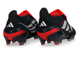 adidas Men's Predator Elite Foldover Tongue FG Black/White/Red Rear