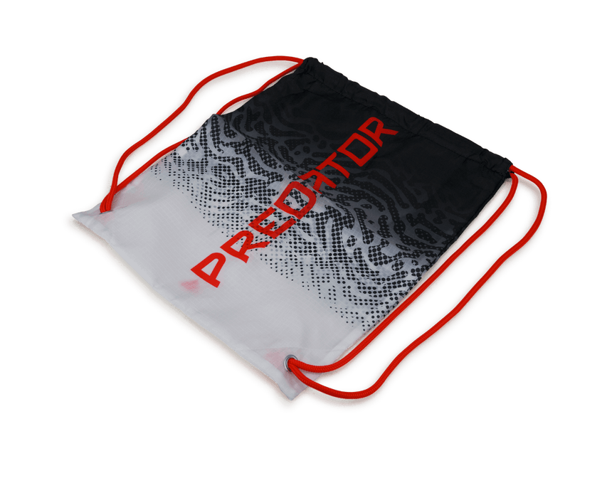 adidas Men's Predator Elite Foldover Tongue FG Black/White/Red Shoebag