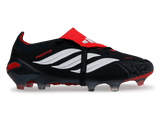 adidas Men's Predator Elite Foldover Tongue FG Black/White/Red