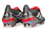 adidas Men's Predator Elite Foldover Tongue FG Iron Metallic/Red Back