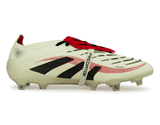 adidas Men's Predator Elite Foldover Tongue FG Off White/Core Black Side