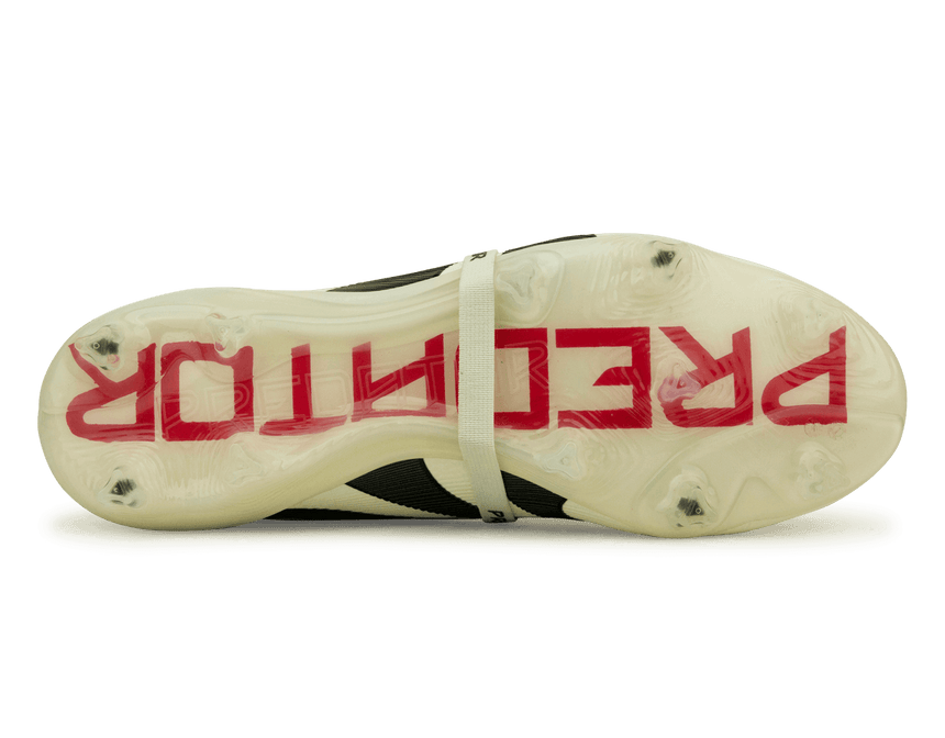 adidas Men's Predator Elite Foldover Tongue FG Off White/Core Black Sole