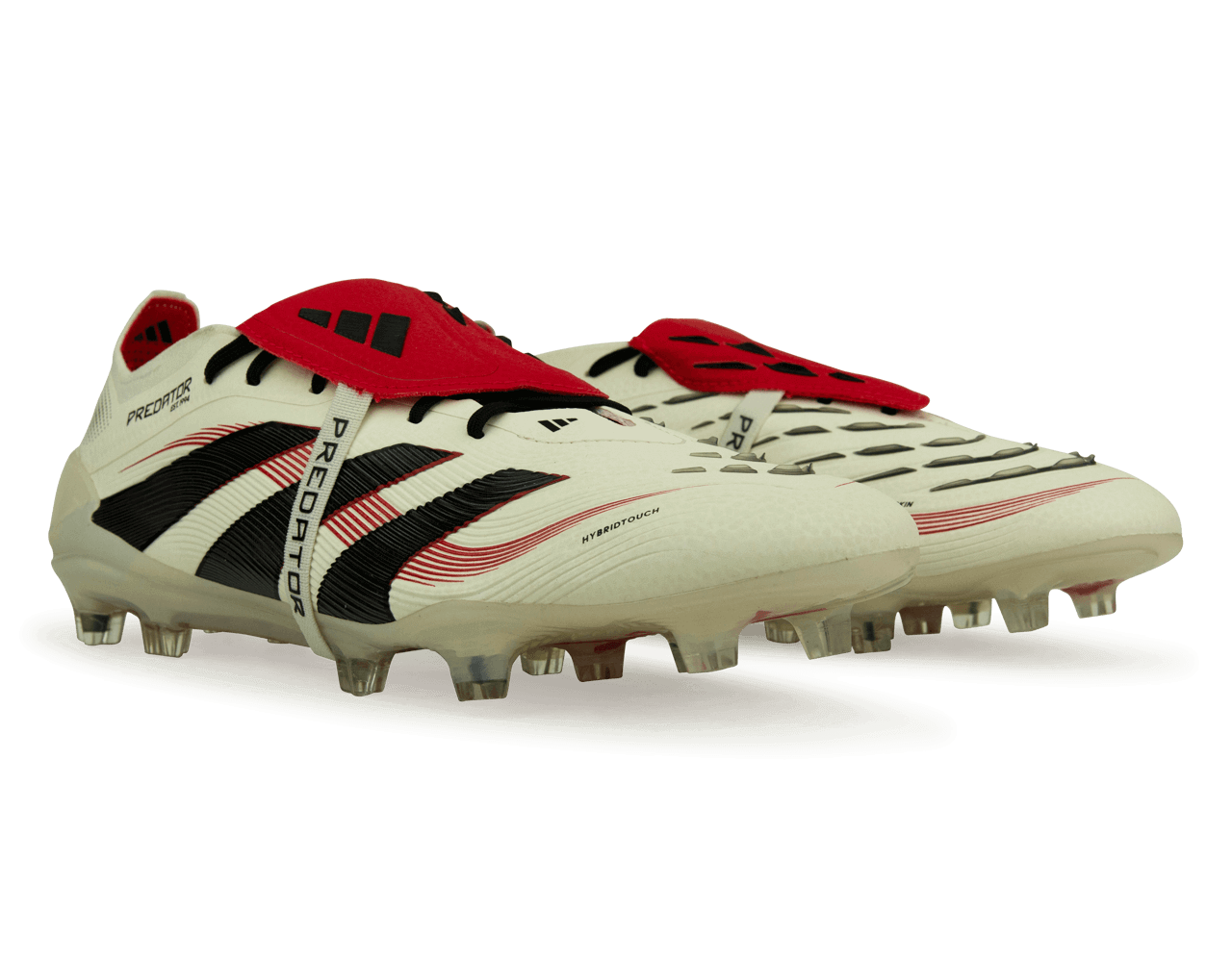 adidas Men's Predator Elite Foldover Tongue FG Off White/Core Black Together