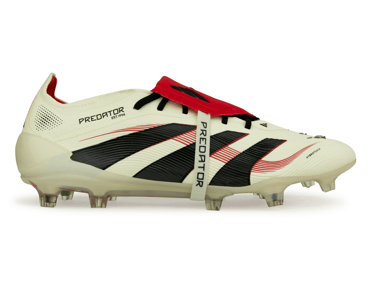 adidas Men's Predator Elite Foldover Tongue FG Off White/Core Black