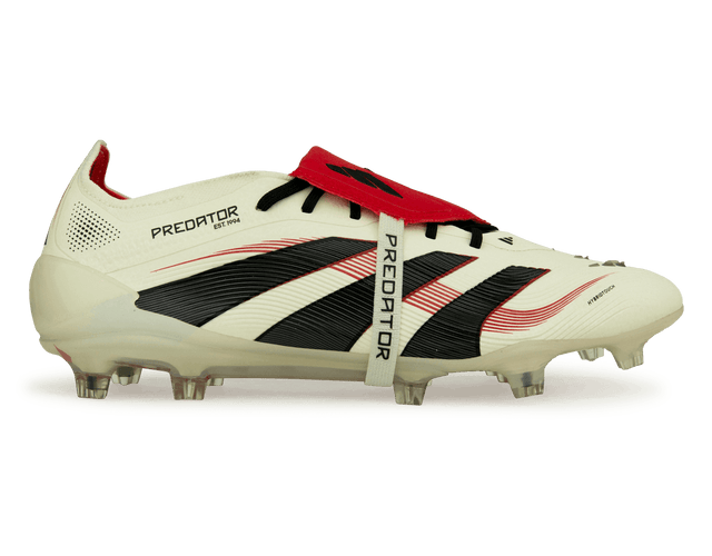 adidas Men's Predator Elite Foldover Tongue FG Off White/Core Black