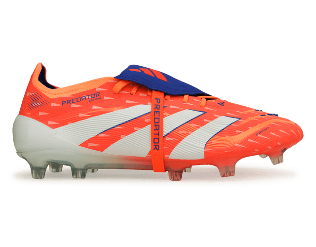 adidas Men's Predator Elite Foldover Tongue FG Orange/Lucid Blue