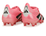 adidas Men's Predator Elite Foldover Tongue FG Pink/Black/White Rear