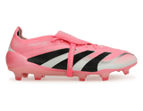 adidas Men's Predator Elite Foldover Tongue FG Pink/Black/White
