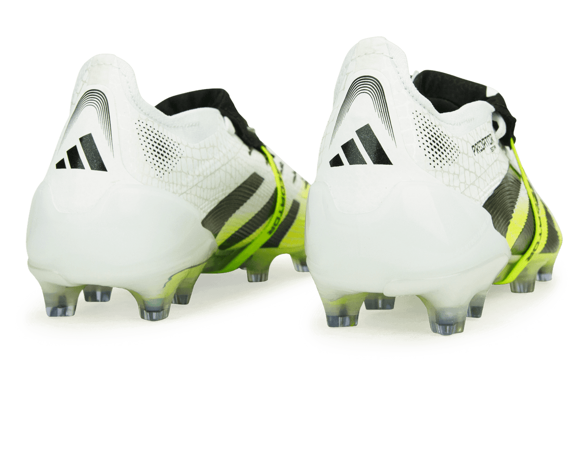 Adidas Predator Elite FT AG White Green Soccer Cleats adidas Predator Accuracy.4 Flexible Ground Soccer Cleats  main image 4