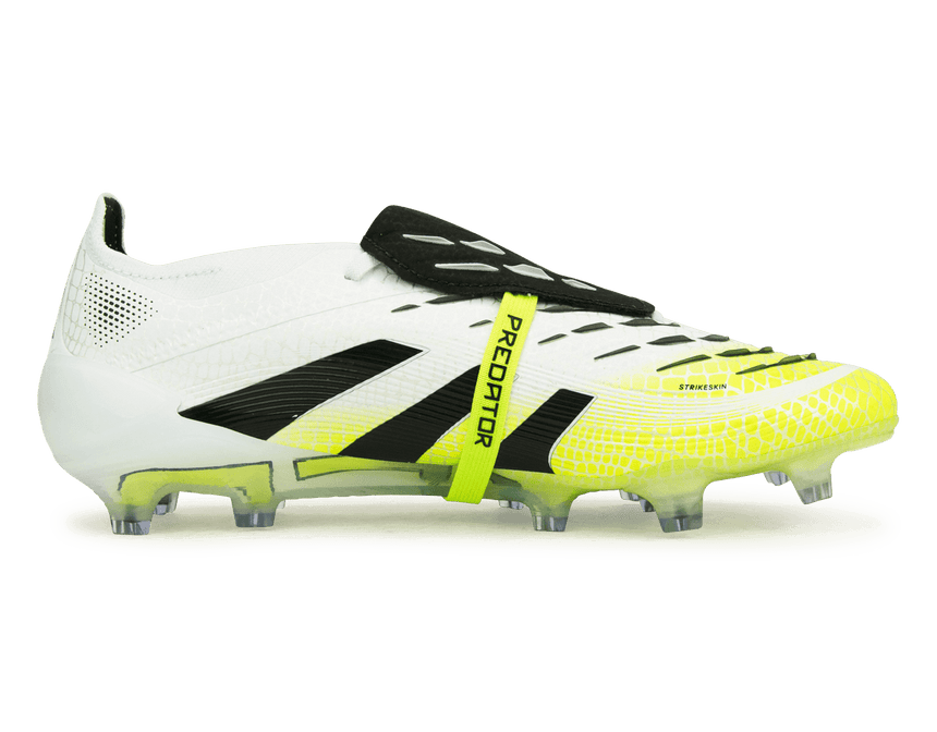 adidas Men's Predator Elite Fold-Over Tongue FG White/Black/Green